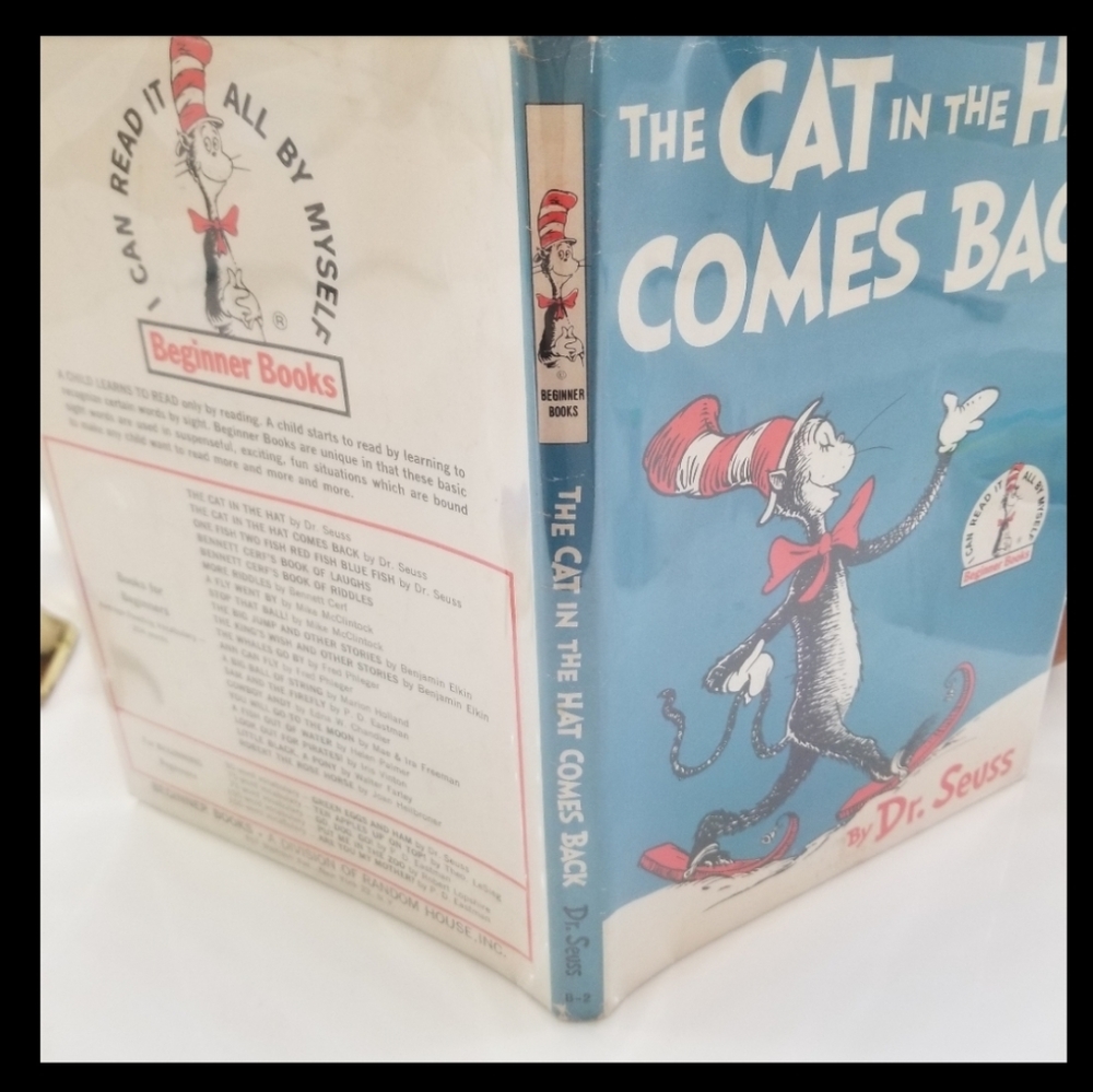 Dr. Seuss Vtg 1958 The Cat in the Hat Comes Back